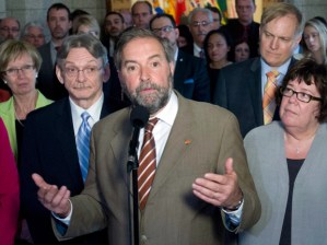 israel - Thomas Mulcair