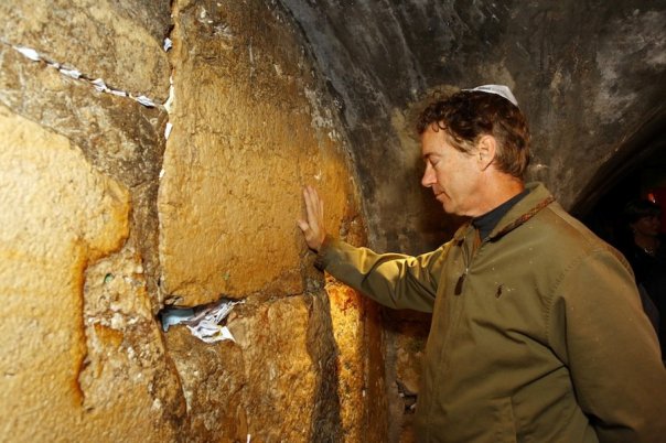 Rand Paul Wailing Wall