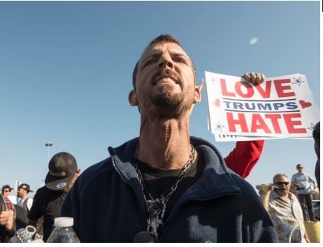 2016-05-07 12_50_02-Donald Trump protesters, supporters clash violently outside California rally - W