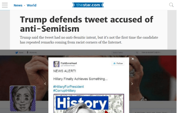 2016-07-05 03_38_25-Trump defends tweet accused of anti-Semitism _ Toronto Star