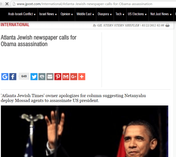 2016-07-05 04_27_35-Atlanta Jewish newspaper calls for Obama assassination - International - Jerusal
