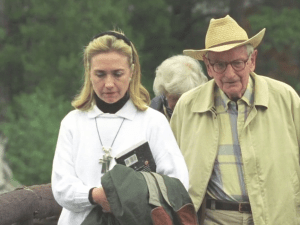 Hillary Clinton Laurence Rockefeller